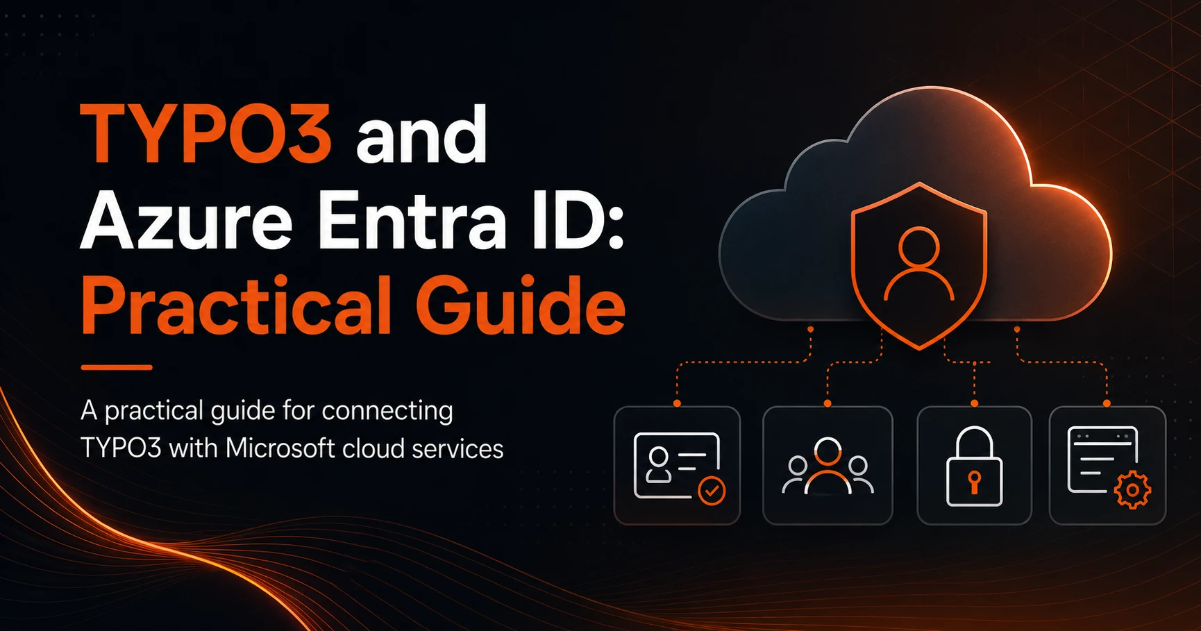 TYPO3 connected to Azure Entra ID for secure single sign-on and central user management