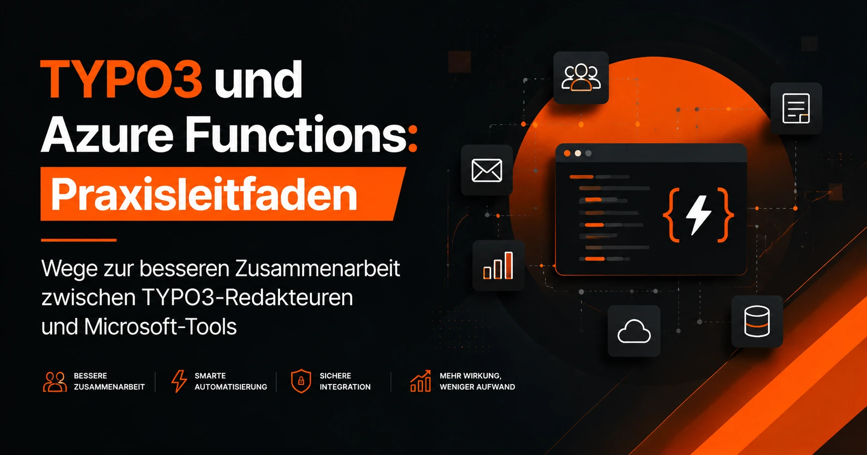 TYPO3- und Azure-Functions-Integration für strukturierte Microsoft-Workflows