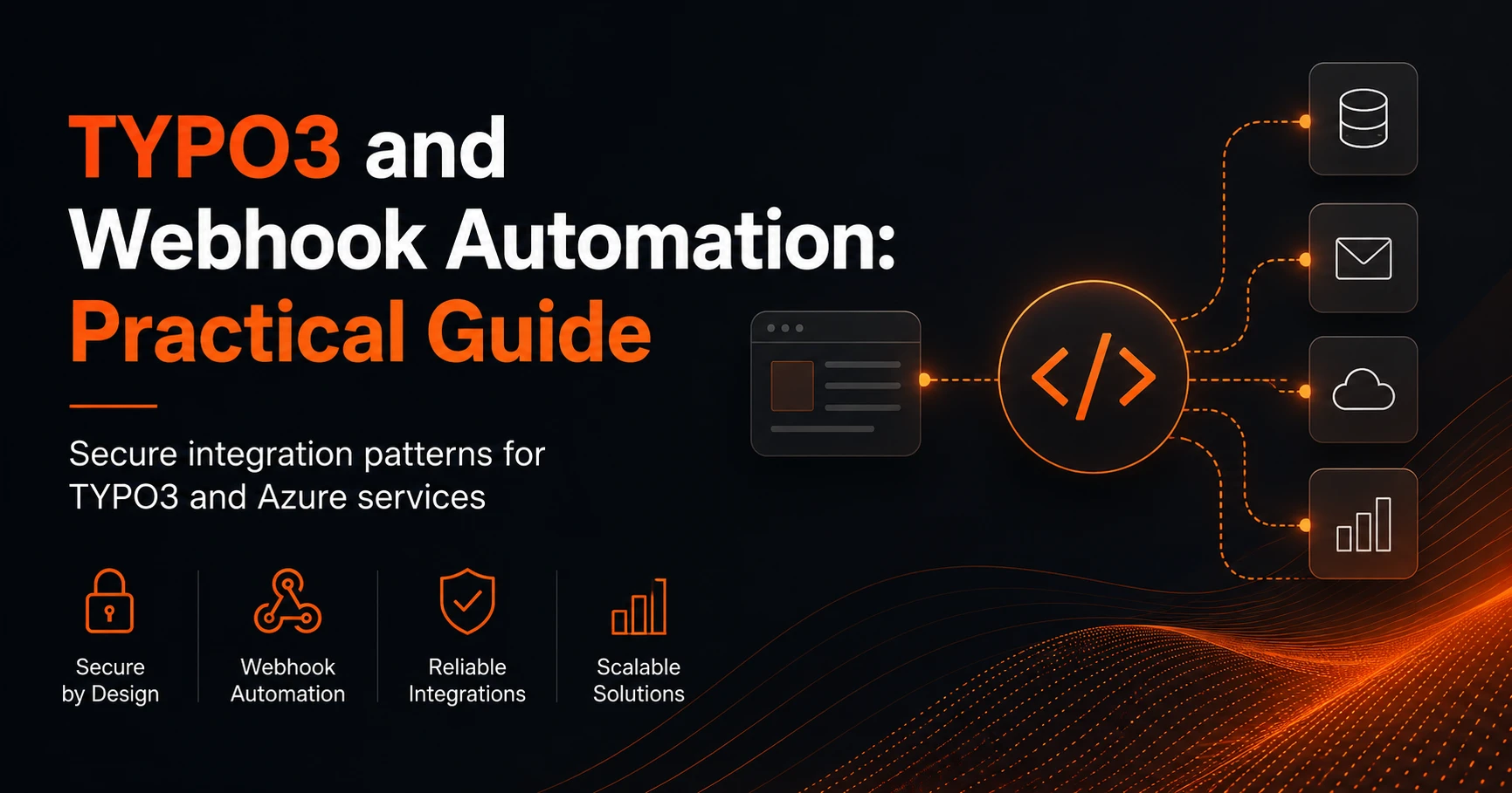 TYPO3 connected to Azure via webhooks for real-time process automation