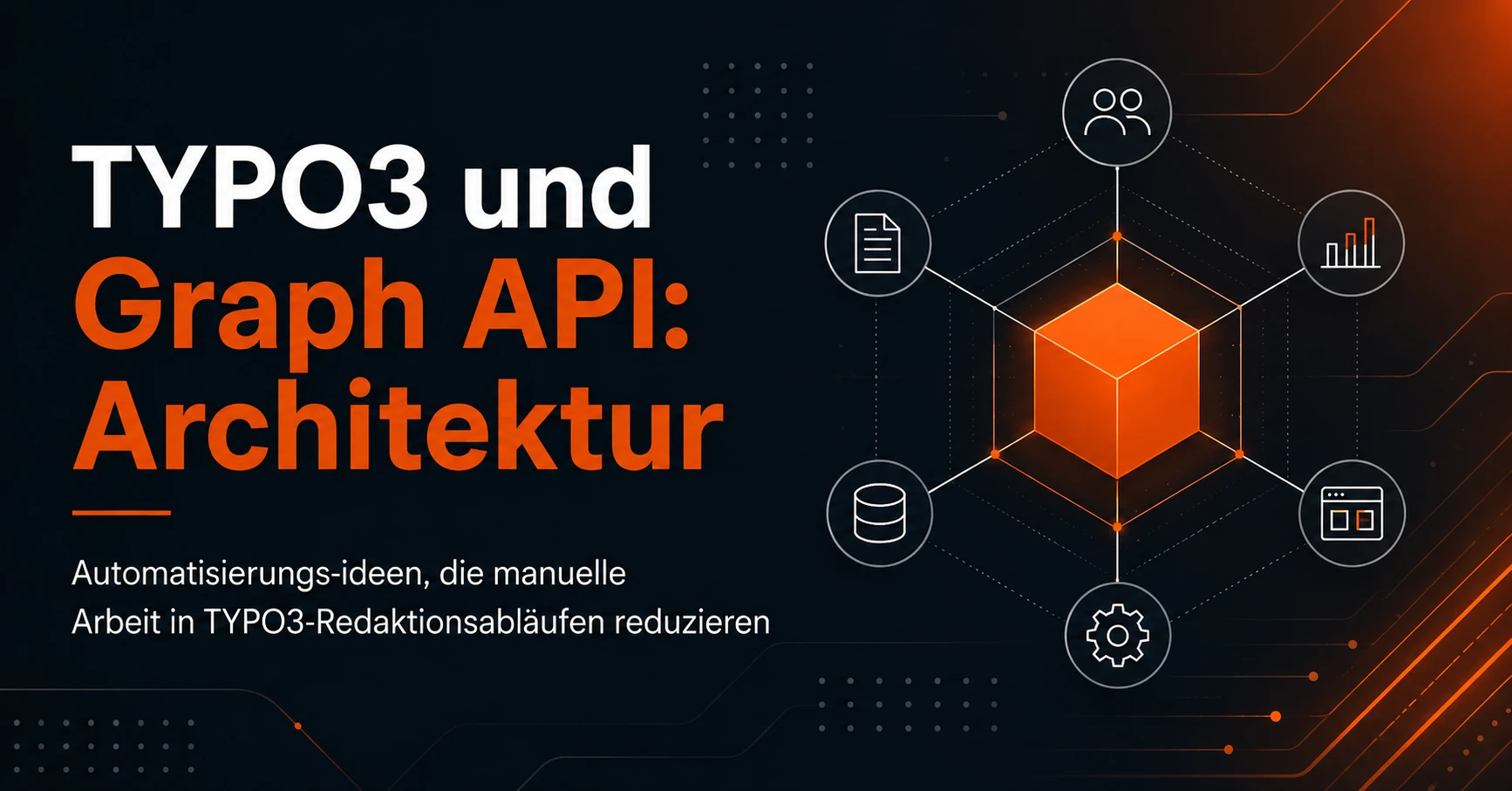 TYPO3- und Graph-API-Architektur für digitale Redaktions-Workflows