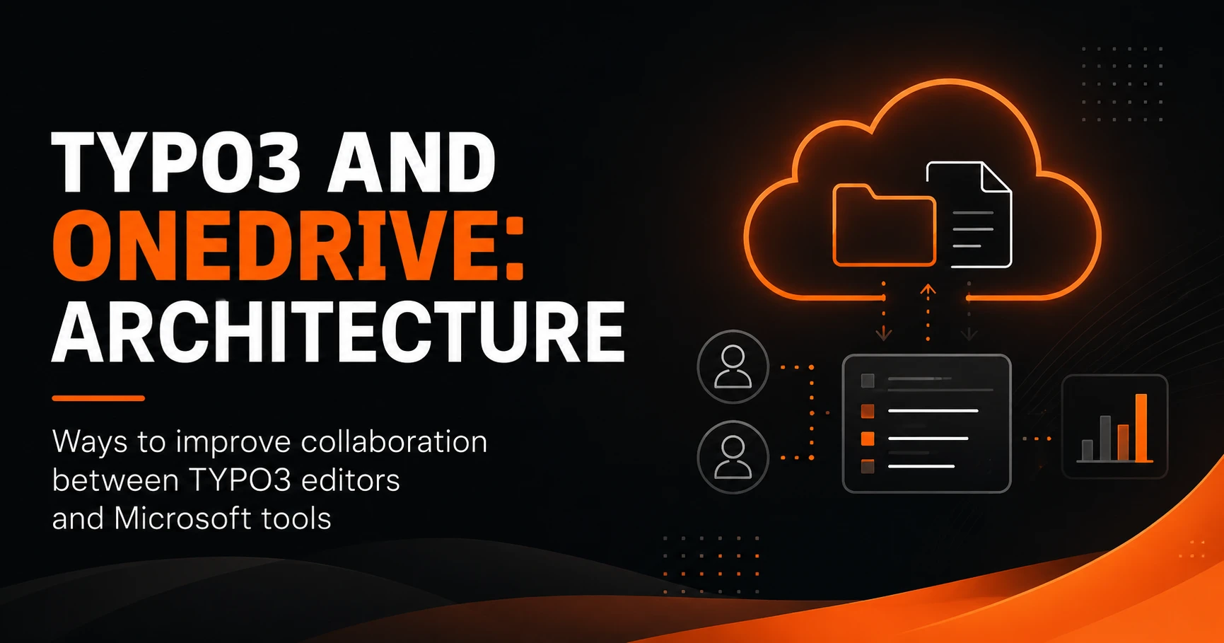 TYPO3 editors collaborating with Microsoft tools for smoother workflows