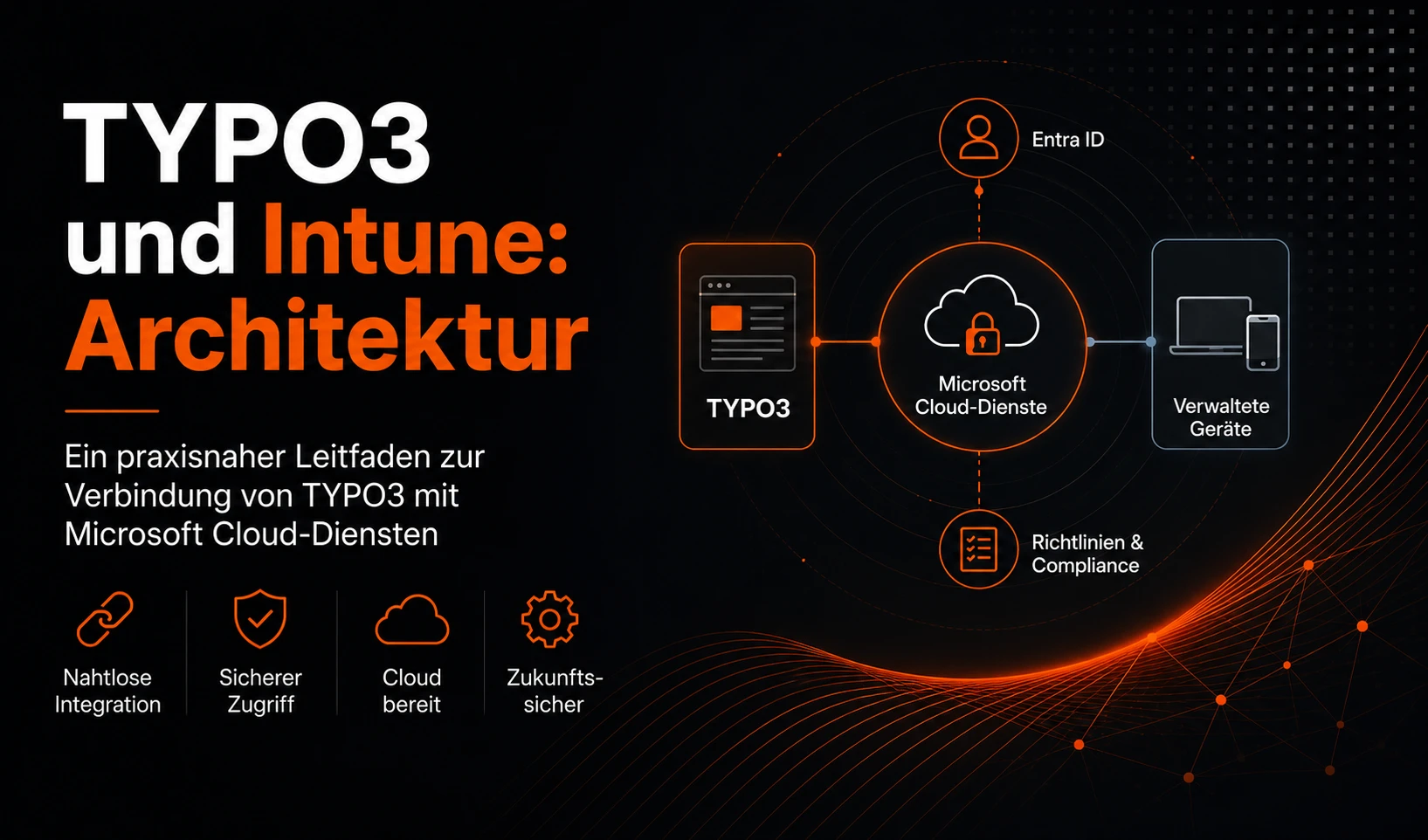TYPO3 und Microsoft Intune in einer sicheren Cloud-Architektur verbunden