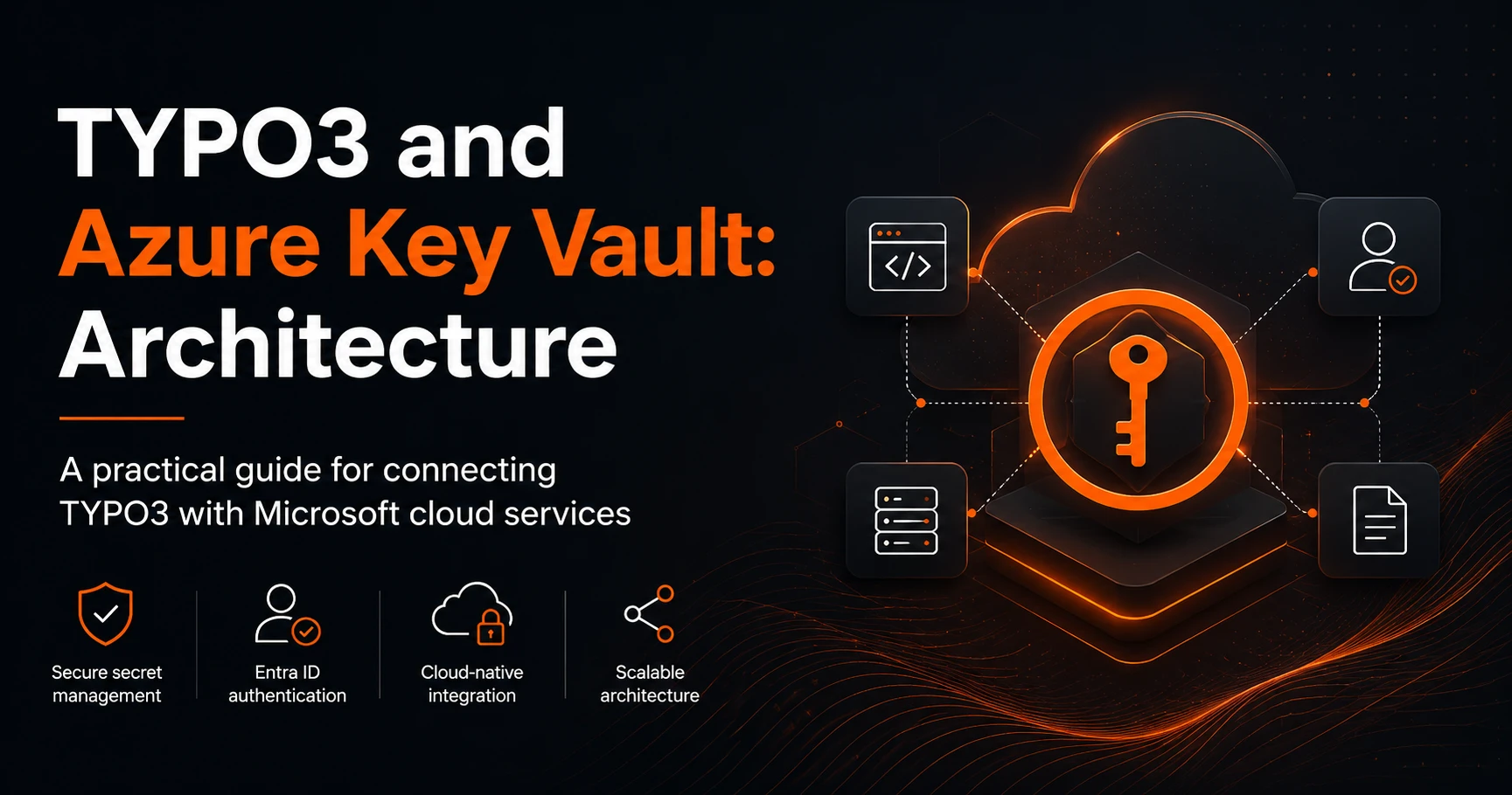 TYPO3 connected to Azure Key Vault for secure Microsoft cloud integrations