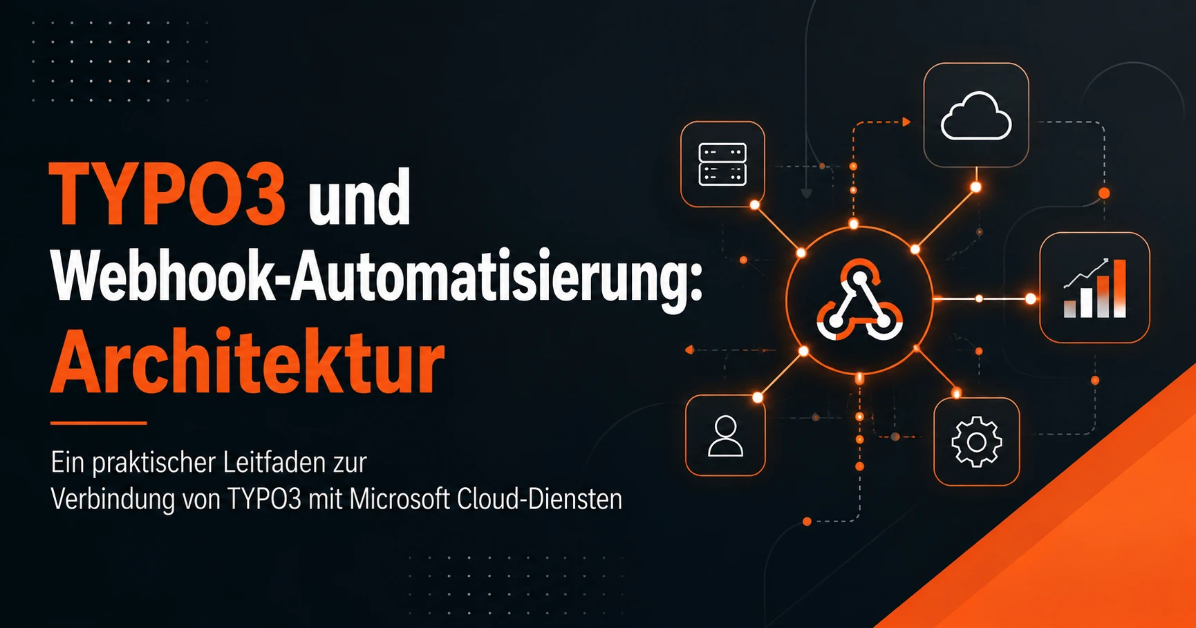 Architektur für die Anbindung von TYPO3 an Microsoft Cloud Services per Webhook