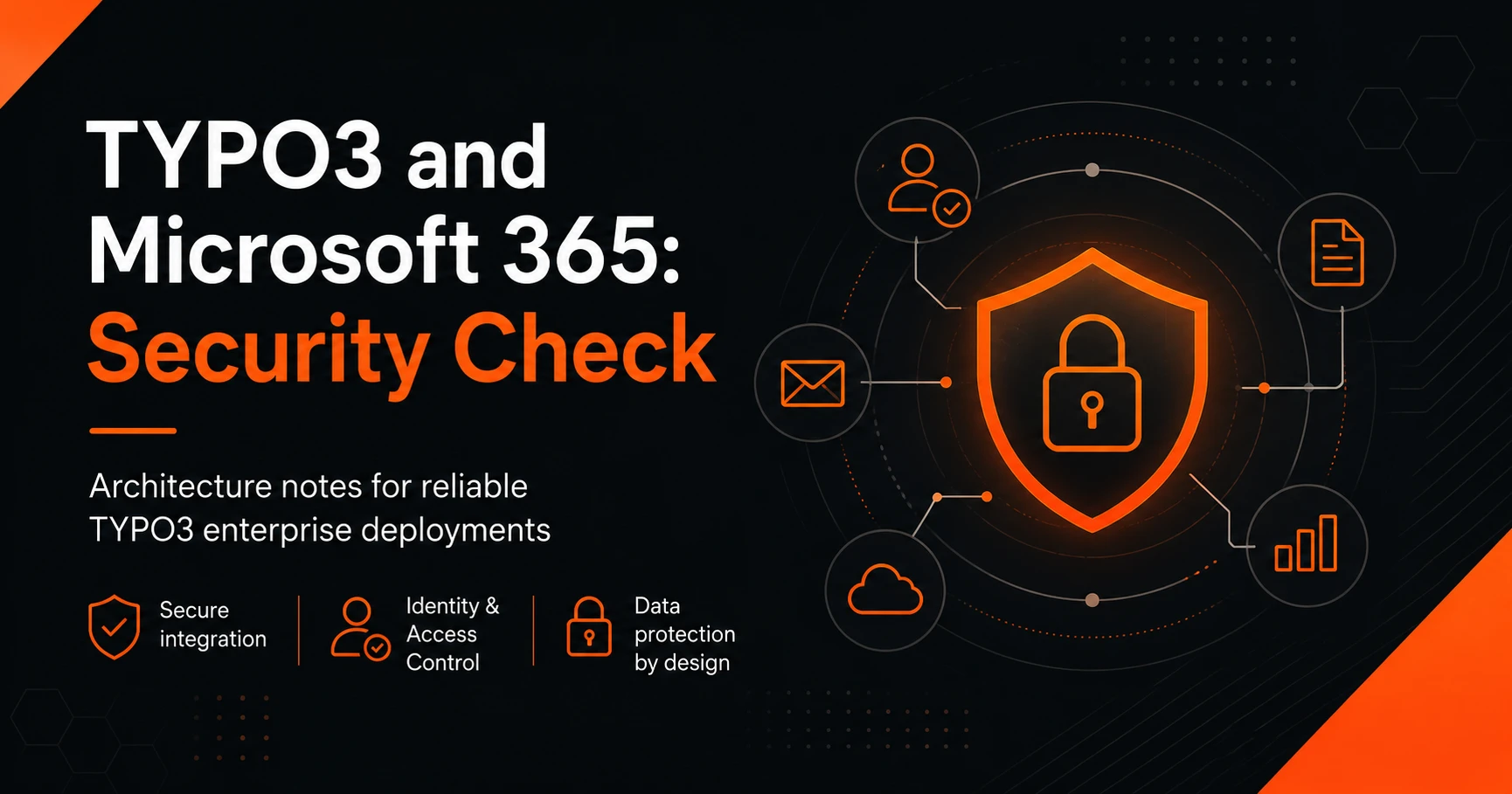 Security check for integrating TYPO3 with Microsoft 365 in an enterprise setup