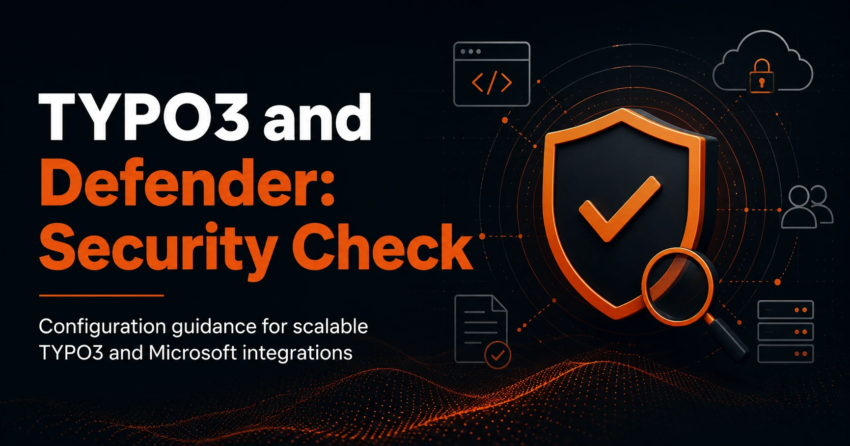 TYPO3 security check within a Microsoft Defender environment
