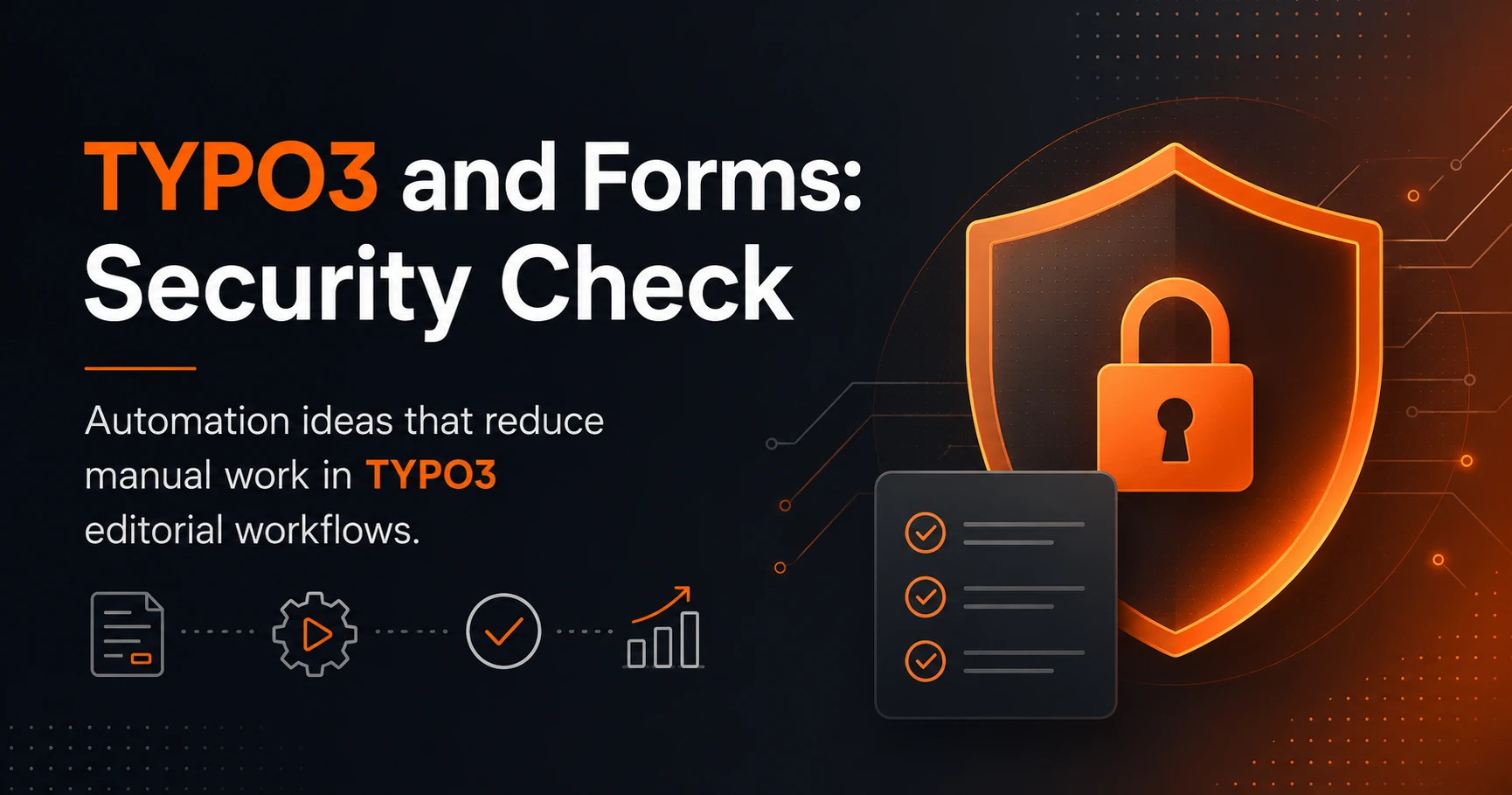 TYPO3 forms security checklist for protecting sensitive user data
